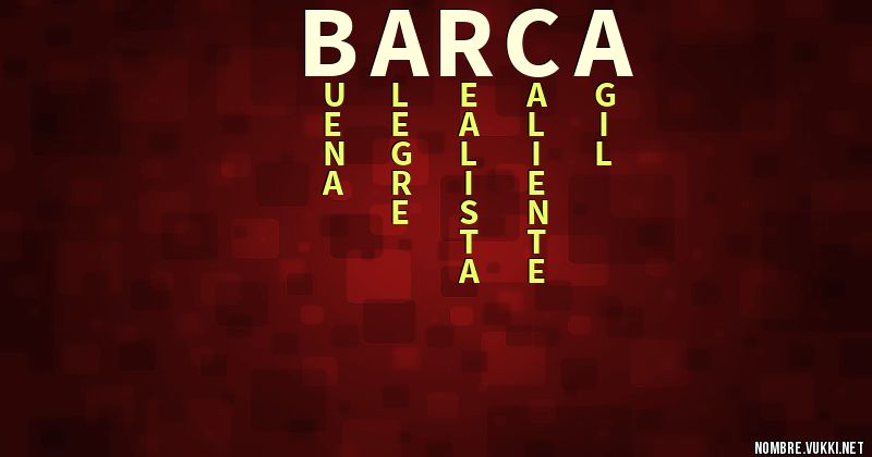 Acróstico barÇa