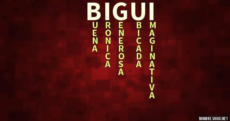 Acróstico bigui