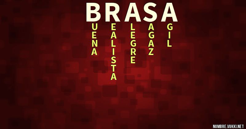 Acróstico brasa