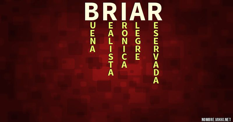 Acróstico briar