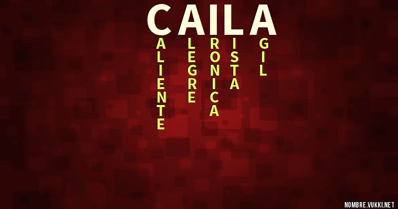 Acróstico caila