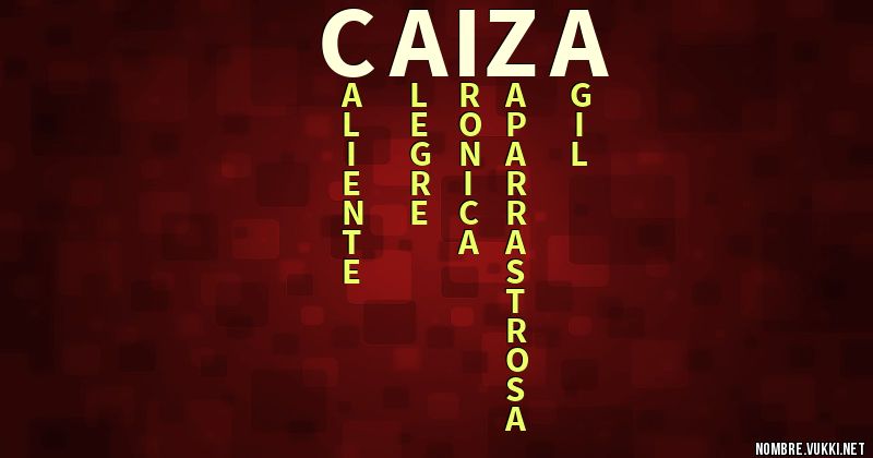 Acróstico caiza