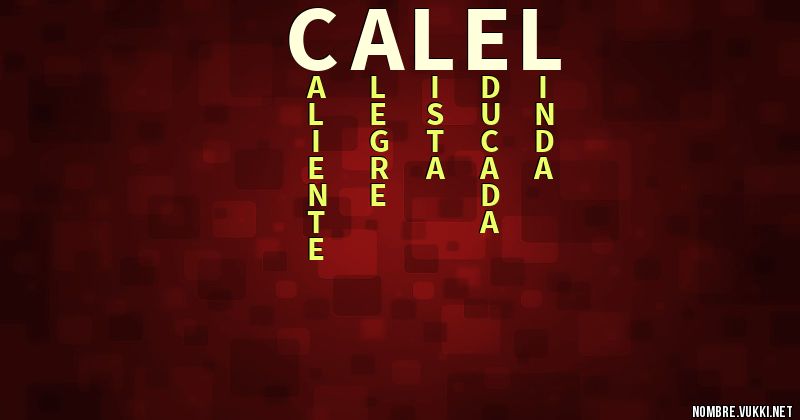 Acróstico calel