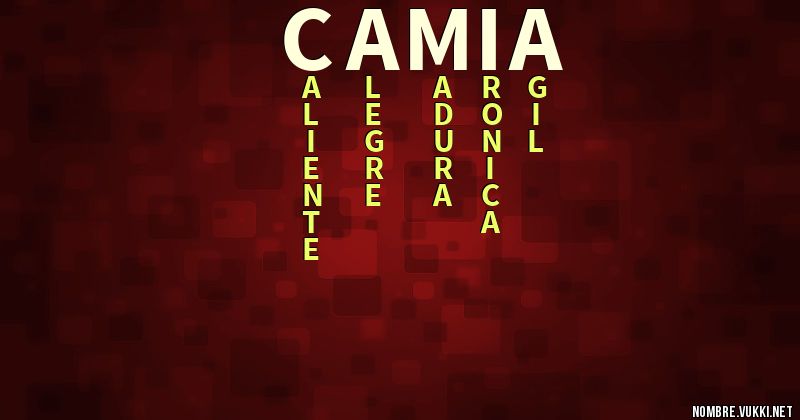 Acróstico camia