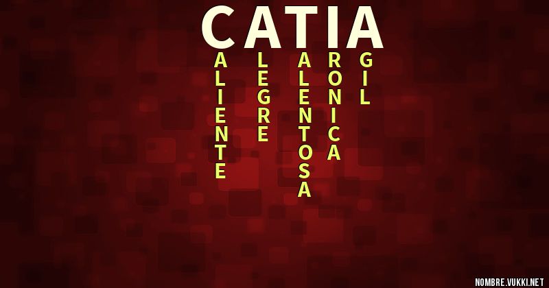 Acróstico catia