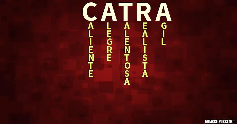 Acróstico catra