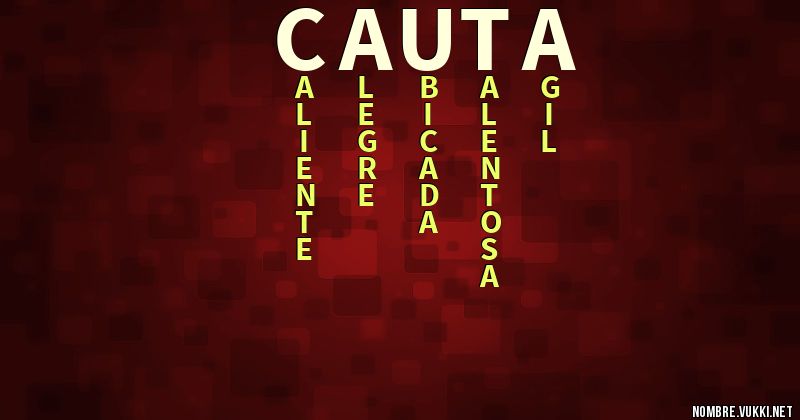 Acróstico cauta
