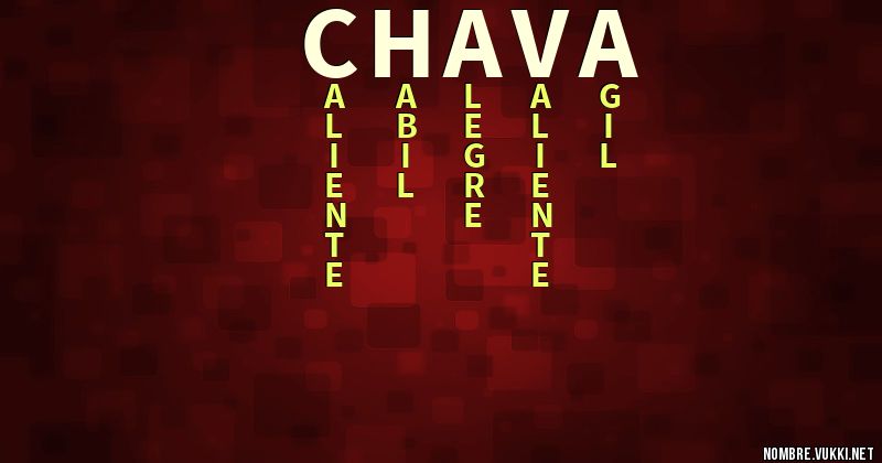 Acróstico chava