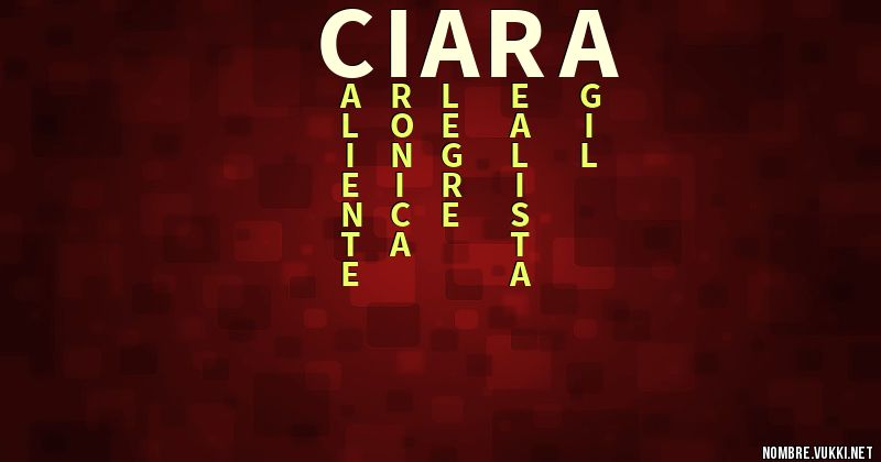 Acróstico ciara