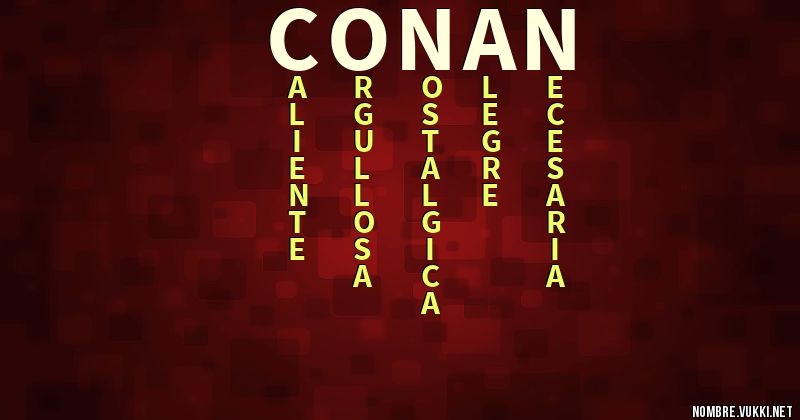 Acróstico conan