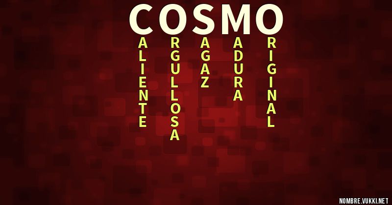 Acróstico cosmo