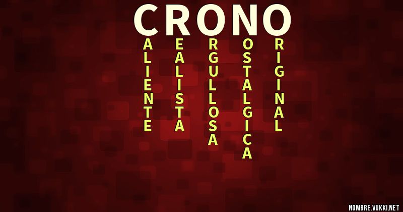 Acróstico crono