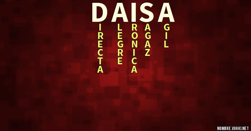 Acróstico daisa