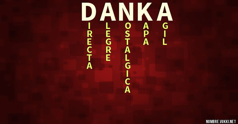 Acróstico danka