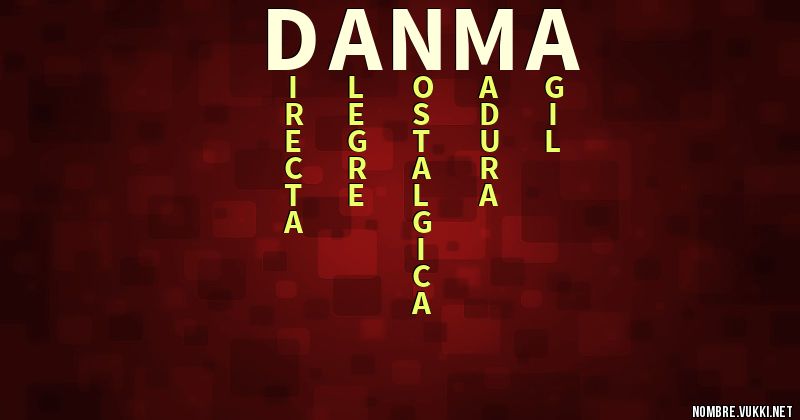 Acróstico danma