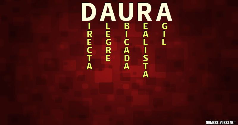 Acróstico daura