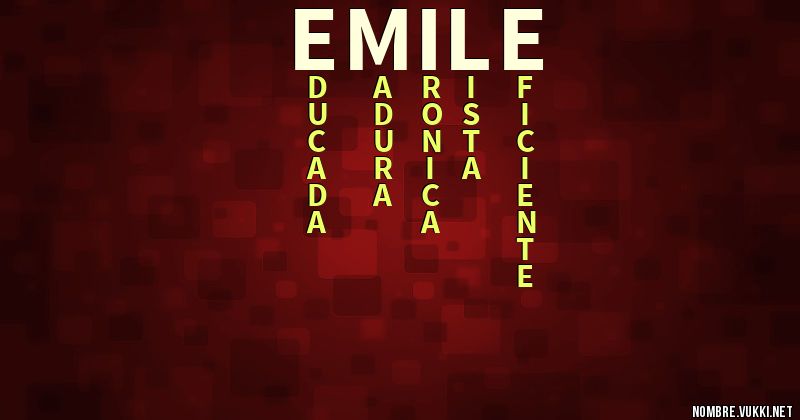 Acróstico emile