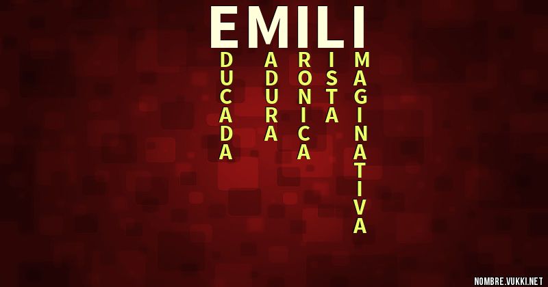 Acróstico emili