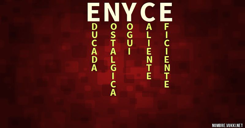 Acróstico enyce