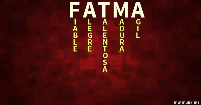 Acróstico fatma
