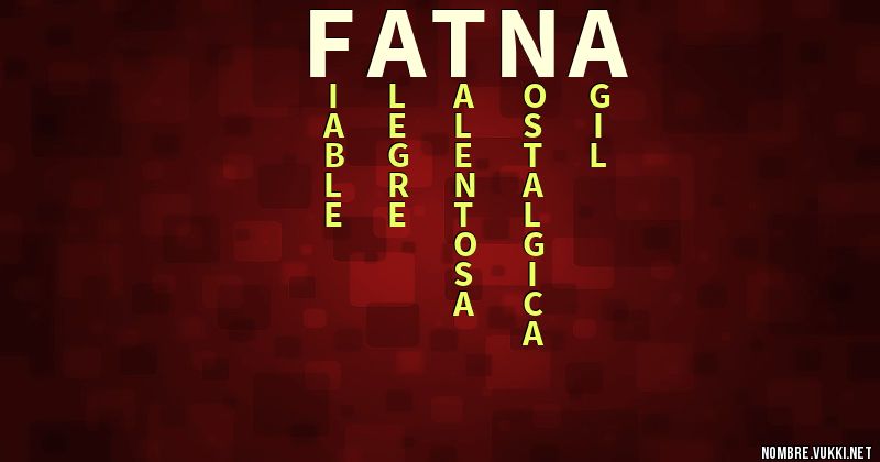 Acróstico fatna