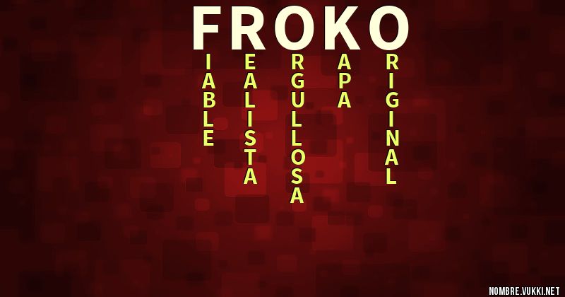 Acróstico froko