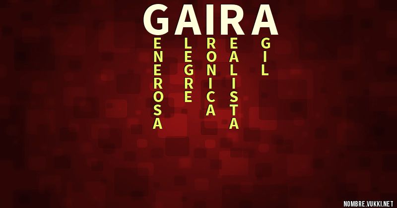 Acróstico gaira
