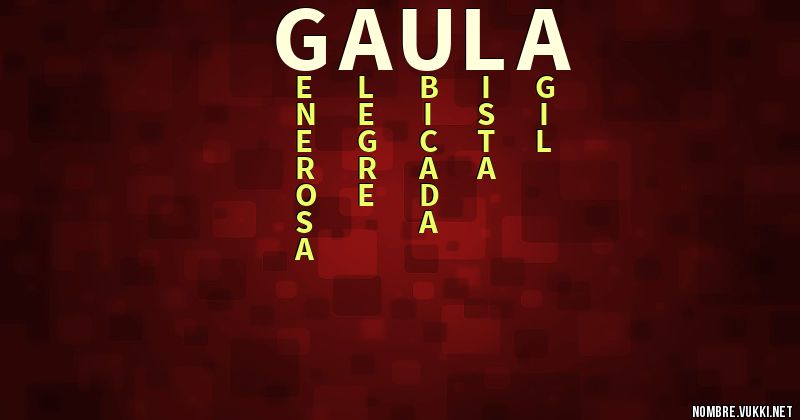 Acróstico gaula