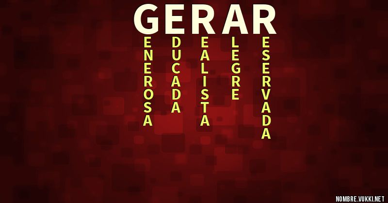 Acróstico gerar