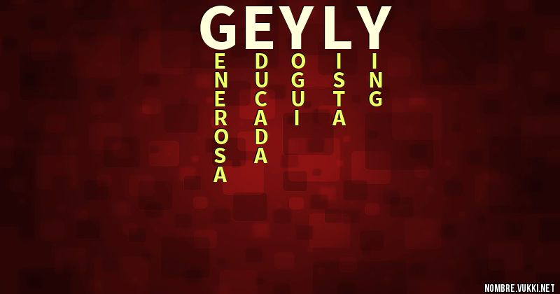 Acróstico geyly