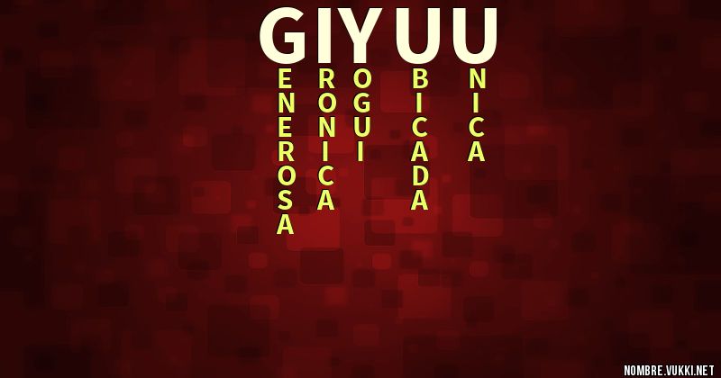 Acróstico giyuu