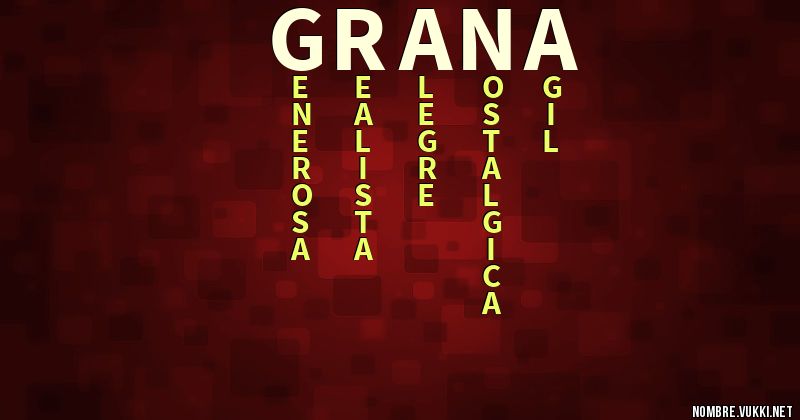 Acróstico grana