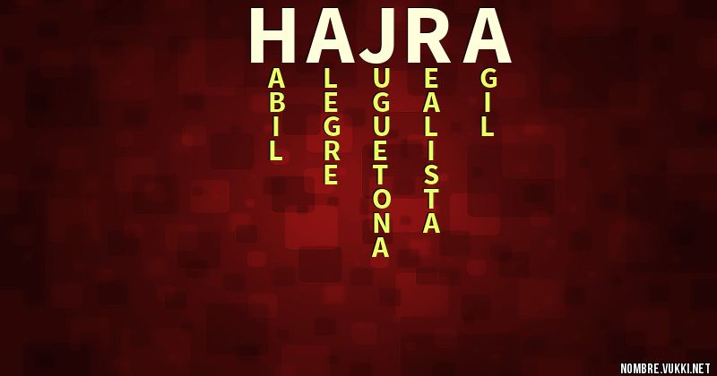 Acróstico hajra