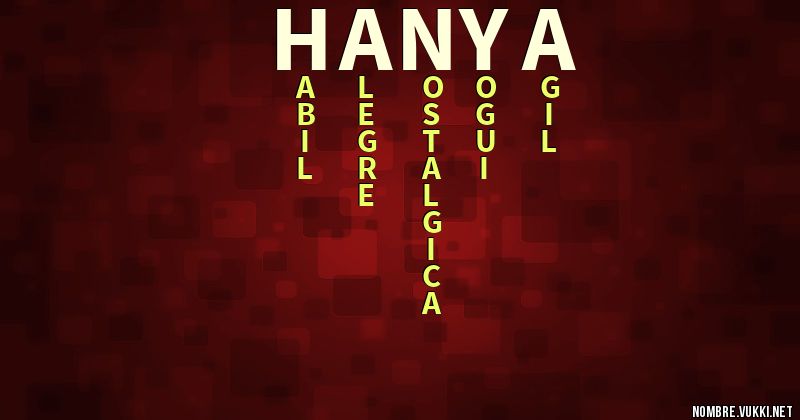 Acróstico hanya
