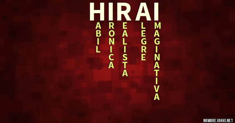 Acróstico hirai