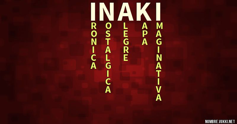 Acróstico iÑaki