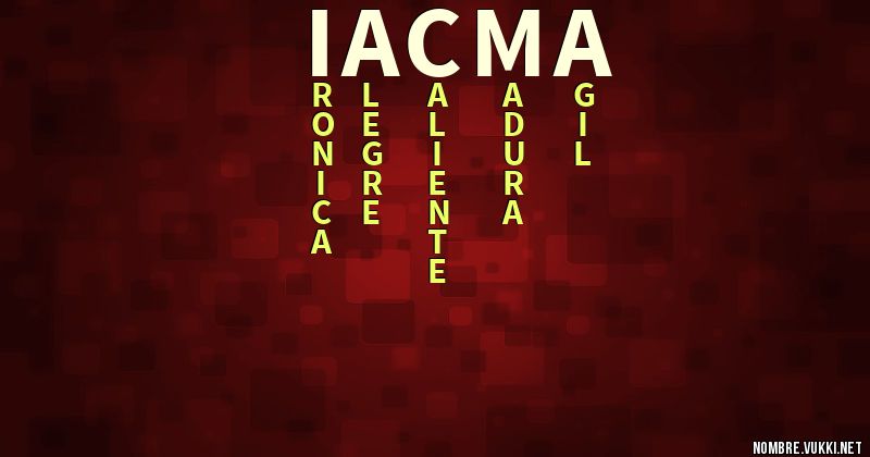 Acróstico iacma