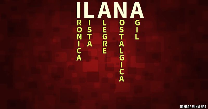 Acróstico ilana