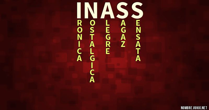 Acróstico inass