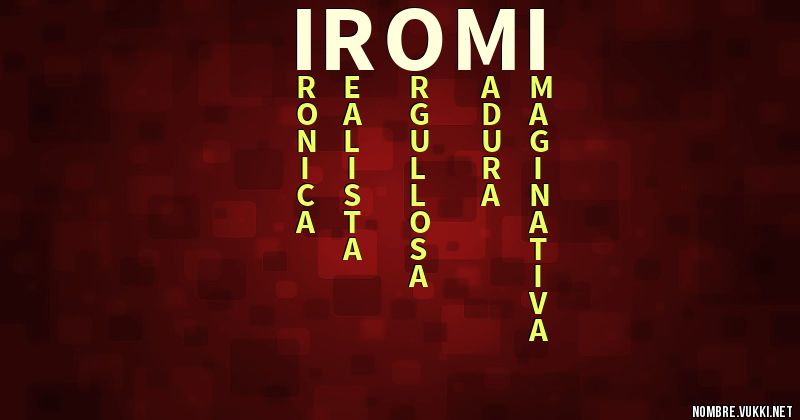 Acróstico iromi