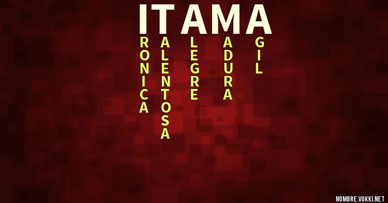 Acróstico itama