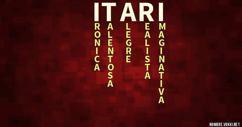 Acróstico itari