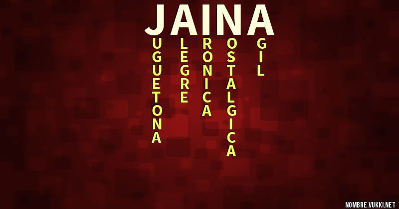 Acróstico jaina