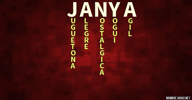 Acróstico janya