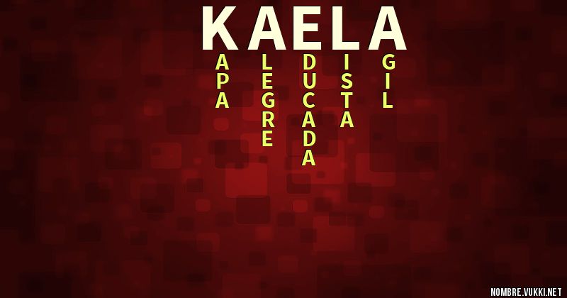 Acróstico kaela