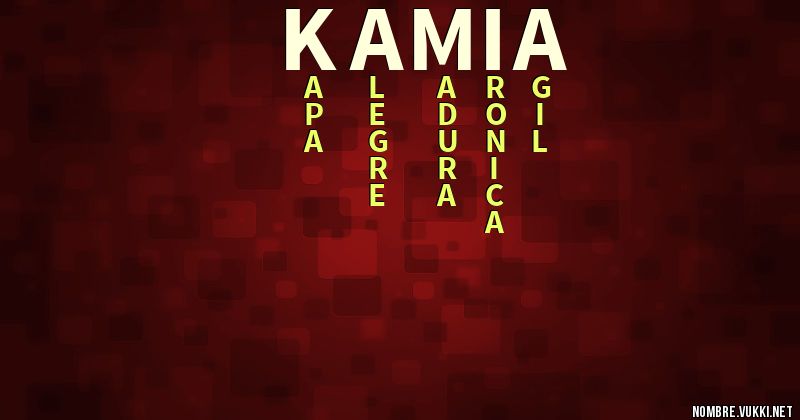 Acróstico kamia
