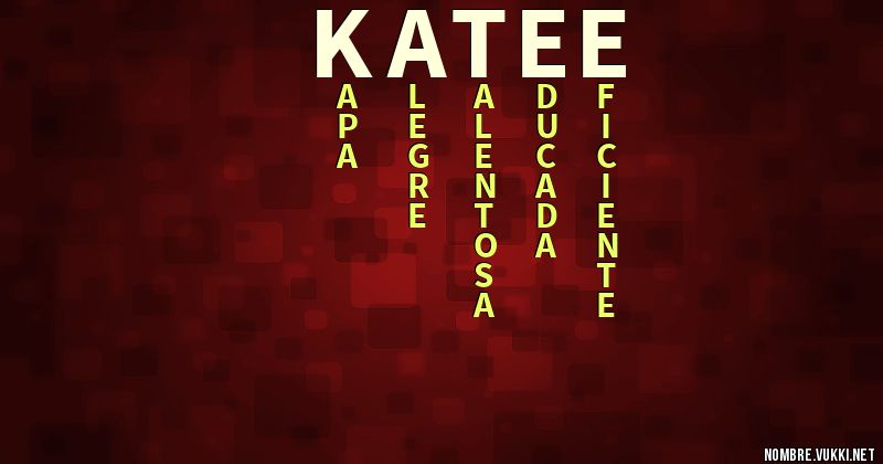 Acróstico katee