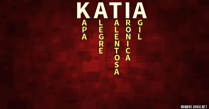 Acróstico katia