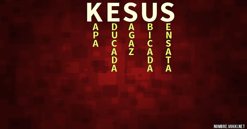 Acróstico kesus