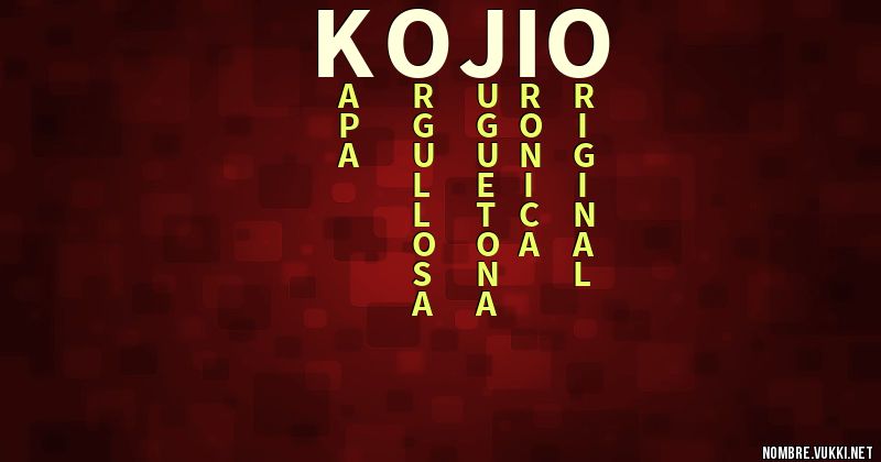 Acróstico kojio